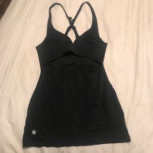 Lululemon black tank top- size 4